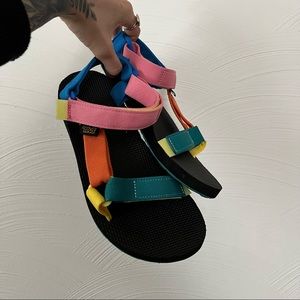 Multi-color Tevas Sandals